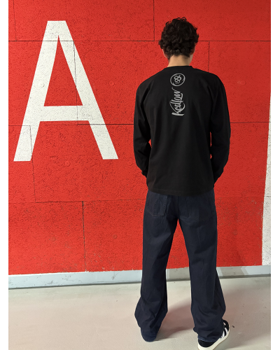 T-Shirt KEDLOW oversize manches longues.