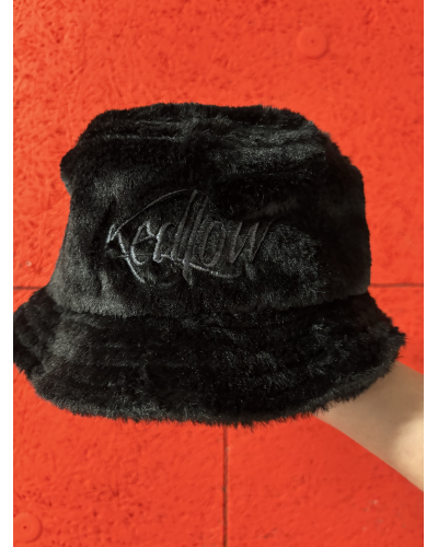 Bucket Hat aus Kunstfell