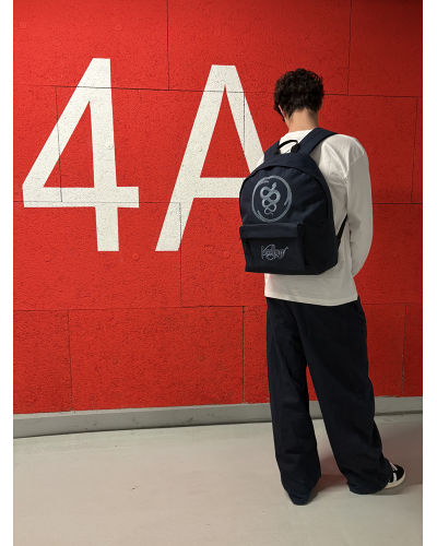 Embroidered blue backpack KEDLOW