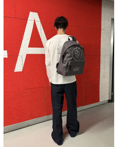 KEDLOW Embroidered Grey backpack